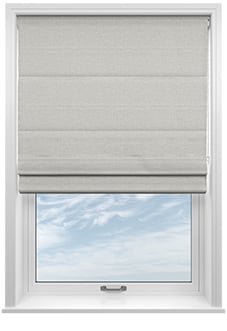 Oslo, Platinum - Twist&Fit Roman Blind
